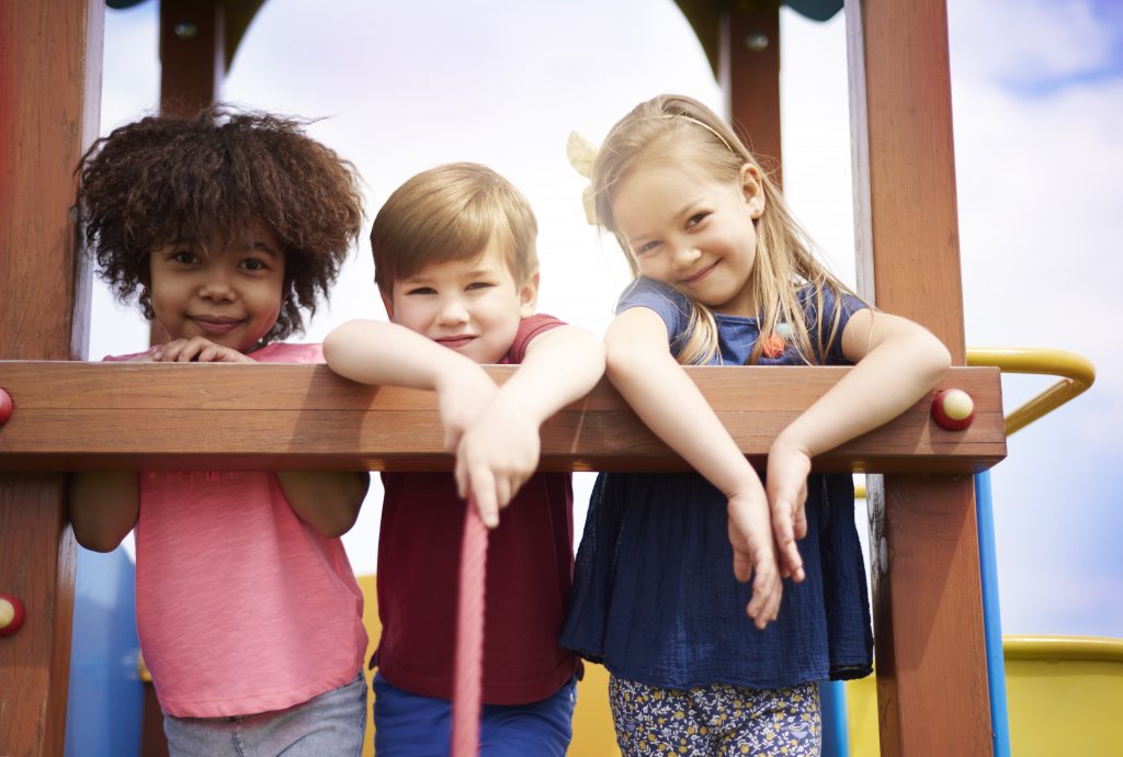 Group of kids on the playground