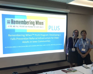 RW-PLUS Project Coordinator Rebecca Bucklin (left) and Firefighter Julie Popelka (right).