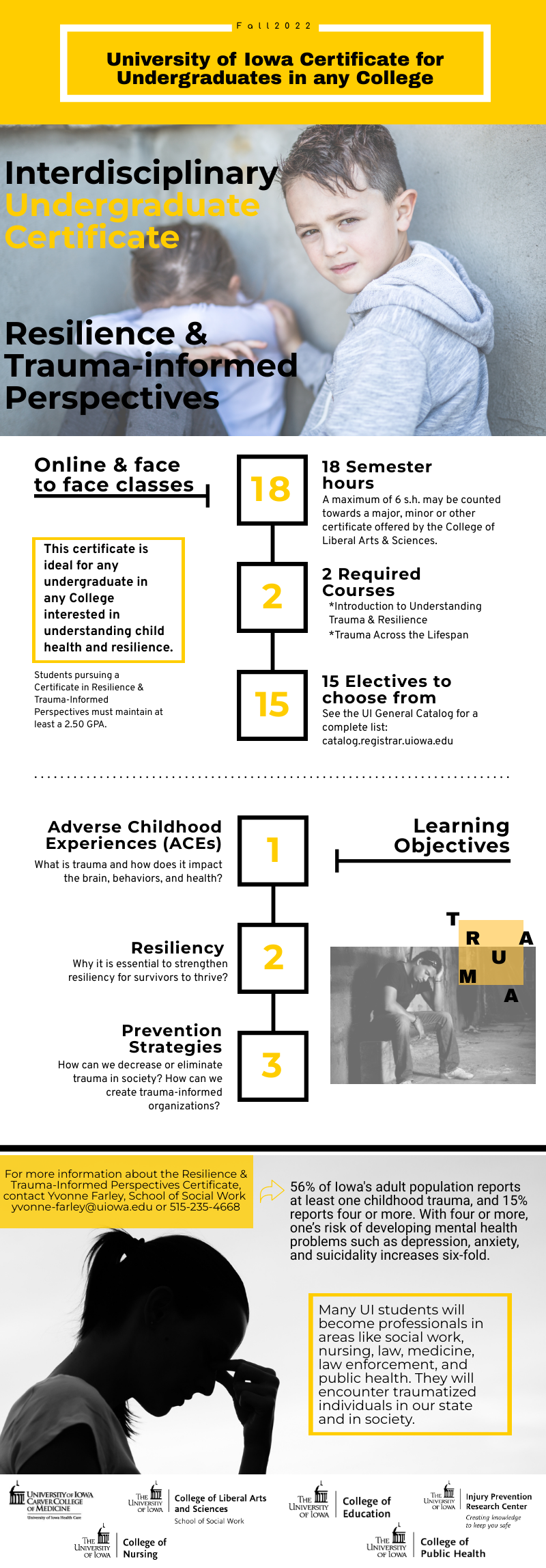 UI certificate in resilience and trauma-informed perspectives