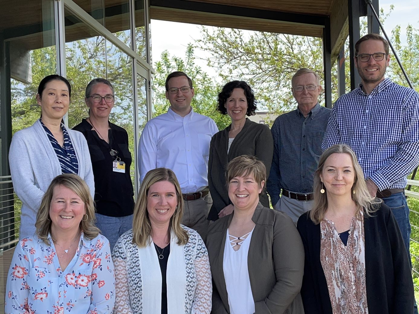 Some of UI IPRC’s Executive Committee members during our strategic planning retreat. From left to right, top: Sato Ashida, Colette Galet, Jon Davis, Carri Casteel, Jim Torner, Mark Berg. From left to right, bottom: Lisa Roth, Kristel Wetjen, Kari Harland and Ann Saba. Not Pictured: Joe Cavanaugh, Cara Hamann, Michele Lilienthal, Ann Marie McCarthy, Dan McGehee, Michelle Reyes, and Diane Rohlman.